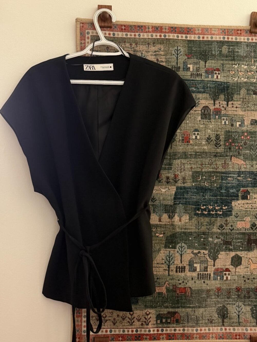 Zara Wrap Shirt - Black
